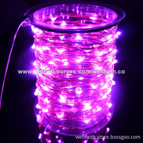 Solar LED string light for party supplies and snow decoration party